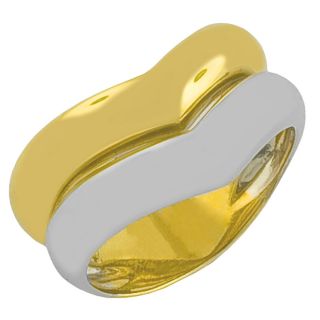 Fremada 14k Two tone Solid Gold Chevron Ring Today $449.99