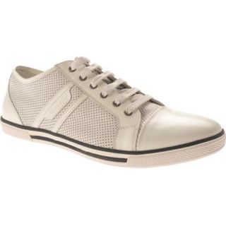 Mens Kenneth Cole New York Down N Up White Leather