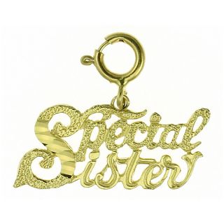 14k Yellow Gold Special Sister Charm Today $64.99