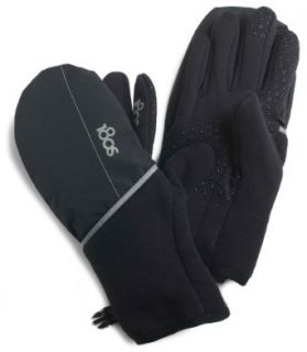180s Mens Convertible Training Glove, Black, Large