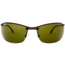 Ray Ban Mens RB 3390 014/73 Bronze Metal Sport Sunglasses