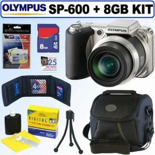 Olympus SP 600UZ 12MP Digital Camera with 8GB Kit