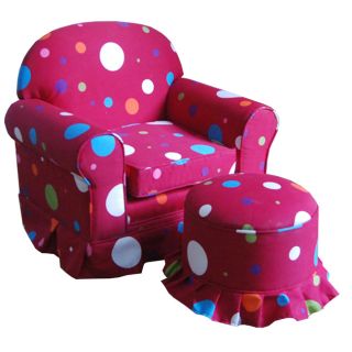 Kids Club Hot Pink Chair and Ottoman Set Today $98.99