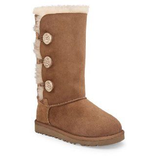 UGG Kids Bailey Button Triplet Boot Shoes