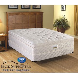 Spring Air Brookfield Euro Top Back Supporter Twin size Mattress Set