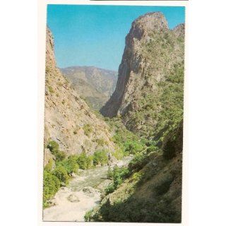 Canyon National Park California highway 180 Postcard 