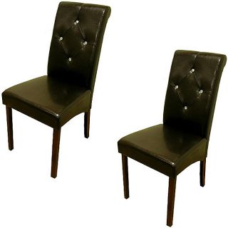 Warehouse of Tiffany Brown Dining Room Chairs (Set of 4) Today: $279