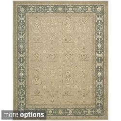 Nourison Hand tufted Floral Regal Sand Rug See Price in Cart