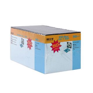 , BECO 452.50 B, 5,2 mm, paquet de 50   Super Slim CD Cases, BECO 452