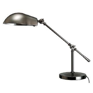 Energy Saving Gun Metal Finish Pharmacy Desk Lamp w/Bulb