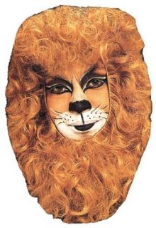 Lion Face Hair Piece Halloween Mask Clothing