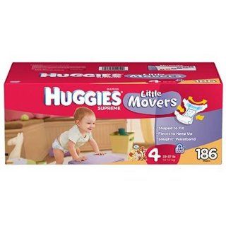Diapers, Size 4, Quantity 186,Count 80, Travel Wipes 