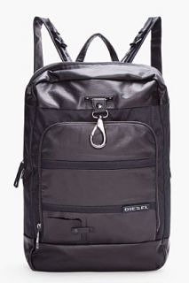 Diesel Black Near Laptop Backpack for men