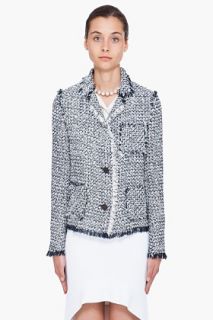 Lanvin Tonal Tweed Blazer for women