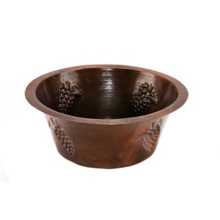 16 inch Round Copper Bar Sink with Grapes Today $237.00