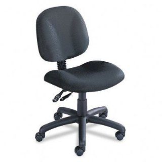 Safco Cava Collection Task Chair, Black Frame, Charcoal