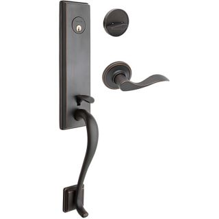 Colonial Bronze Handleset with Right Handle Lever