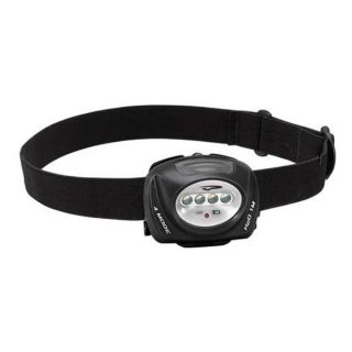 Princeton Tec QUAD IND HeadLamp, 3 AAA, Black, 3.4 Oz.