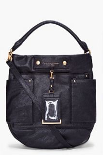 Marc By Marc Jacobs Black Preppy Leather Hobo for women