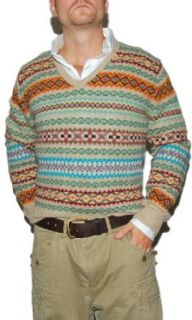 Polo Ralph Lauren Mens Lambs Wool Sweater Beige XL