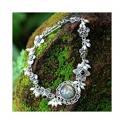 Sterling Silver Angelic Pearl Gemstone Bracelet (Indonesia) Today $