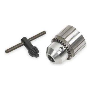 Jacobs 30246 Keyed Drill Chuck, 0.375 In