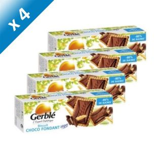 GERBLE Biscuit Choco Fondant Léger 126g x4   Achat / Vente GOÛTER