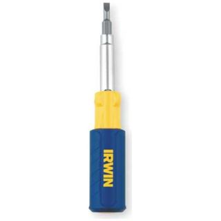 Irwin 2051100 Multibit Screwdriver Set, 9 In 1, 6 L, 6 PC