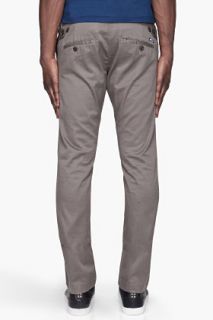 Diesel Grey Chi tight a Oxford Weave Trousers for men