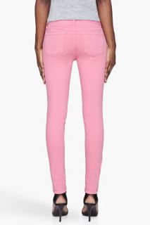 J Brand Pink Watermelon Skinny Jeans for women