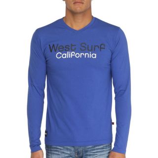 WEST SURF CALIFORNIA T Shirt H Bleu dur   Achat / Vente T SHIRT WEST