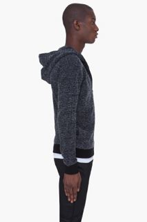 T By Alexander Wang Charcoal French Terry Hoodie for men