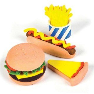 1 Fast Food Erasers Case Pack 192 Electronics