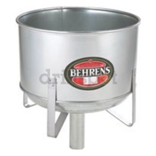 Behrens, Mfg 960 12 Quart Galvanized Steel Barrel Funnel with Legs