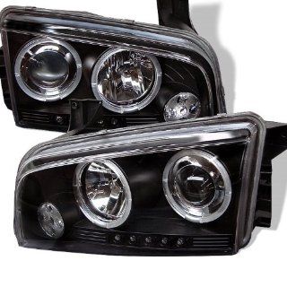 2006 2007 2008 2009 2010 Dodge Charger Halo LED Projector Headlights