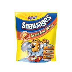 Snausage Breakfast Bites Bacon and Egg Flavored Dog Treats