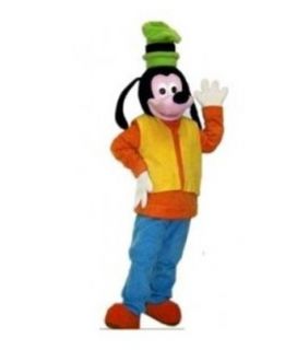 Goofy Cartoon Plush Character Costume: Clothing