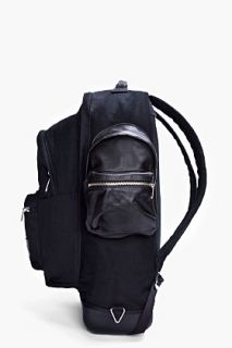 KRISVANASSCHE Black Xxl Hard Shell Base Backpack for men