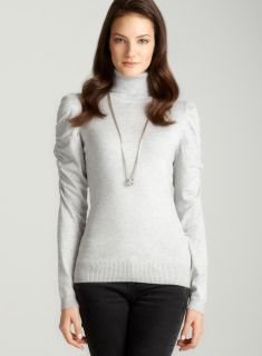 Joseph A Rouched Sleeve Turtleneck