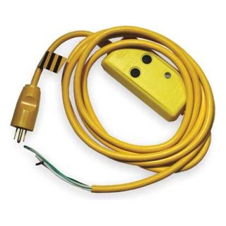 Hubbell Wiring Device Kellems GFPOEMA Line Cord, GFCI, 15 Amps AC, 120V, 15 Ft