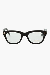 Tom Ford Black Thick Frame Ft5178 Cat Eye Glasses for men