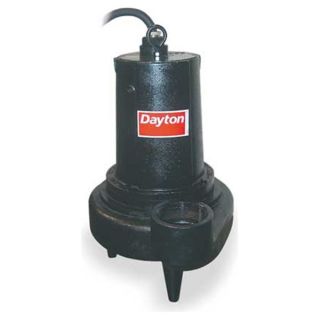Dayton 4LE17 Pump, Sewage, 2hp