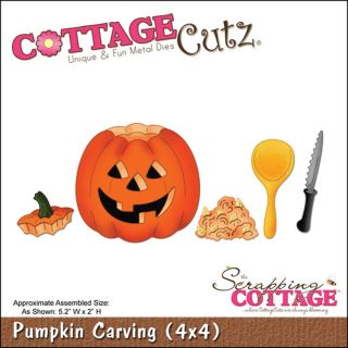 CottageCutz Pumpkin Carving 4x4 inch Die Today $17.49