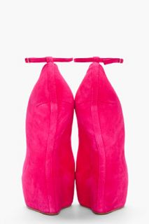Giuseppe Zanotti Fuchsia Sculpted Jem Heels for women