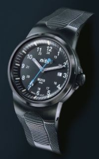 Nite® MX10   201 Black Case Watch Black Polymer Strap
