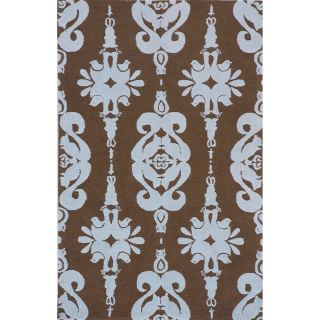 Momeni Lil Mo Baby Blue Damask Cotton Rug Today $69.00 Sale $62.10