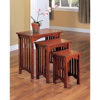 Mission Style Oak Nesting End Tables (Set of 3) Today $149.99 4.2 (19