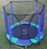 6ft 6in Round Tot Master Trampoline with Enclosure   UV