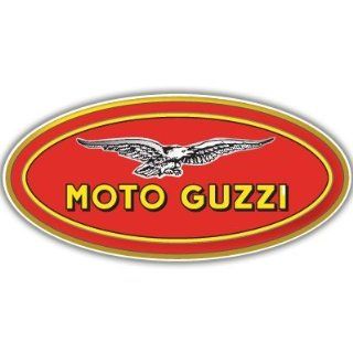 Moto Guzzi Motorcycle car bumper sticker decal 4 x 4  