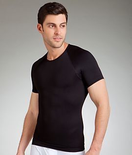 Zoned Performance Compression Crew Neck Top: Clothing